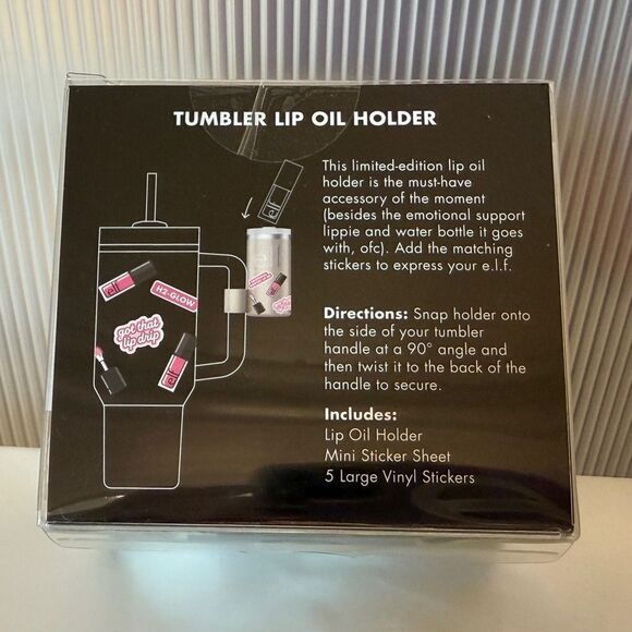 Stanley x ELF Tumbler Lip Oil Holder - Honey Talks with Stickers Collaboration‎ - Picture 3 of 3